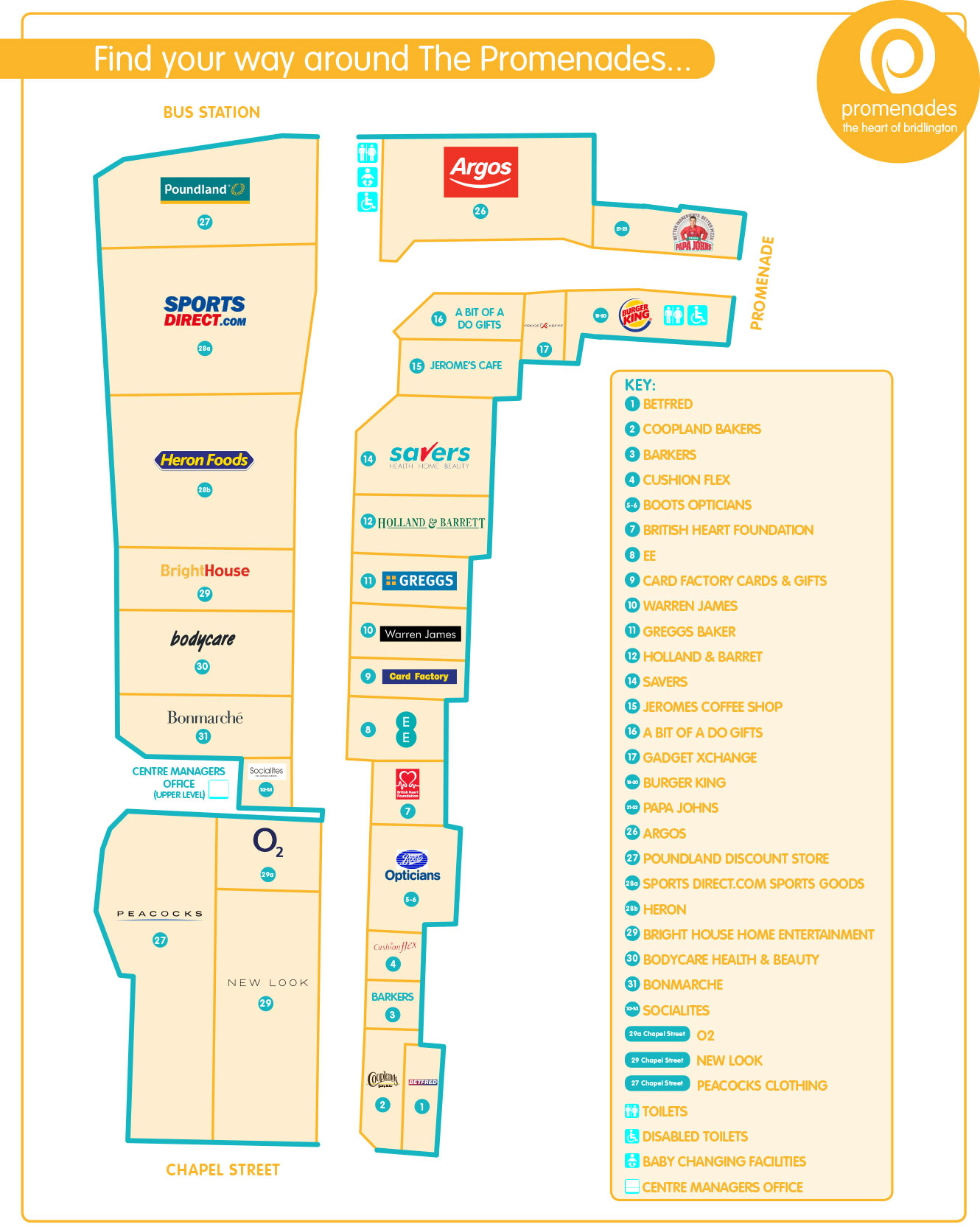 Promenades Site Map WEB